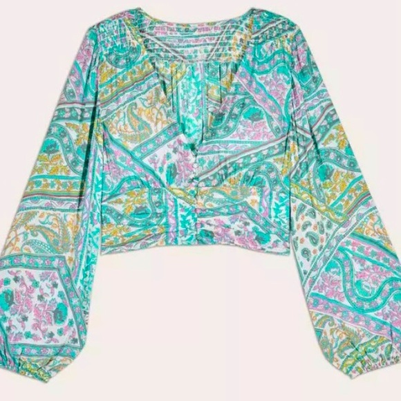 NWT BA&SH FINKA CROPPED TOP SIZE XS - Picture 4 of 11